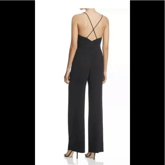 NWOT WAYF  Cami Black Belted Jumpsuit Size Large - Picture 2 of 8